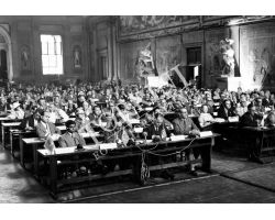 1955 03644 convegno civiltà cristiana in palazzo vecchio