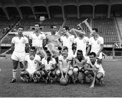 Squadra brasiliana CBD allo stadio Franchi pelè