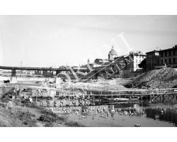 1955 04209 Foto storiche Firenze passerella Santa Rosa ponte Vespucci San Frediano