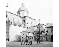 1958 05876 Foto storiche Firenze Bambini piazza Cestello san frediano 