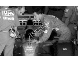 1999 01  Schumacher al Mugello auto Ferrari