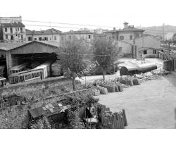 1957 05543 4 deposito ATAF piazza alberti tram