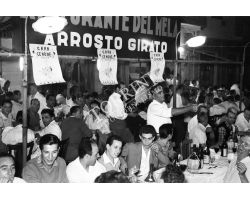 Foto storiche  cena ristorante arrosto girato sieci pontassieve
