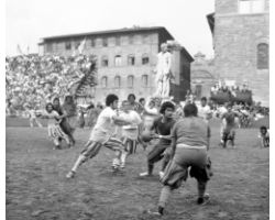 Foto storiche Firenze Calcio storico in piazza Signoria