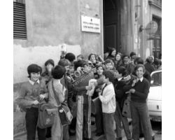 Foto storiche Firenze   Studenti scuola media Leon Battisti Alberti