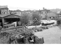 Foto storiche Firenze  deposito ATAF piazza alberti tram