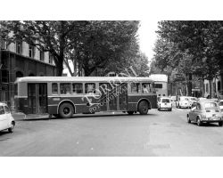 Foto storiche Firenze  deposito ATAF nel viale dei Mille  autobus