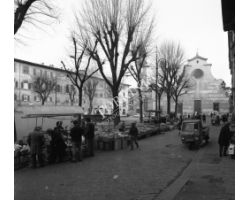 Foto storiche Firenze  piazza santo spirito