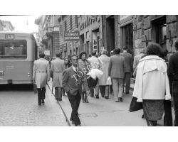 Foto storiche Firenze   via cerretani fermata ataf 