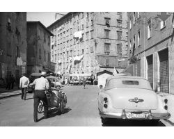 Foto storiche Livorno 1958 07640 Livorno mercato via del Cardinale