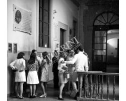 Foto storiche Firenze  esami Liceo Galilei