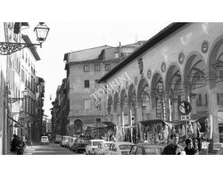 Foto storiche Firenze  Loggia del Pesce Piazza dei Ciompi via Pietrapiana