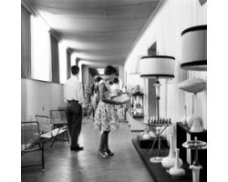 Foto storiche Toscana 1960 08347 Volterra mostra alabastro