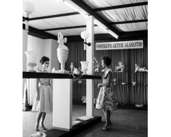 Foto storiche Toscana 1960 08350 Volterra Mostra alabastro