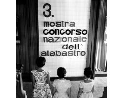 Foto storiche Toscana 1960 08348 Volterra Mostra alabastro