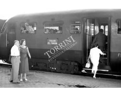 treno Littorina Freccia del Tirreno alla stazione