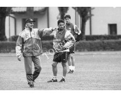 Nazionale a Coverciano Baggio Sacchi