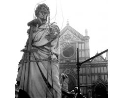 Spostamento della Statua di Dante Alighieri