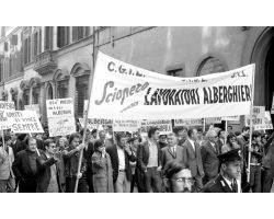 Sciopero lavoratori alberghi