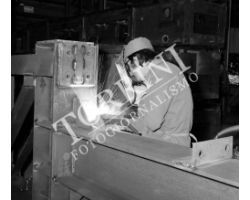 Operaio saldatore lavoro