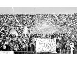 FIORENTINA -TORINO 80-81 STRISCIONE PONTELLLO