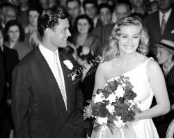 Matrimonio Antony Steel e Anita Ekberg